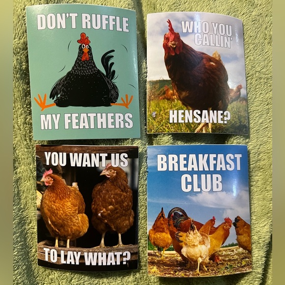Chicken Stickers Vinyl Decals (TSC 2023 Chick Days Item) - Picture 6 of 9
